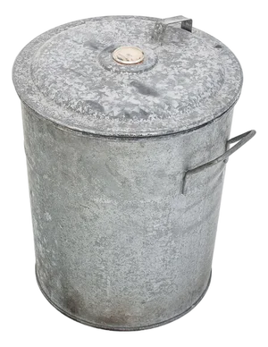 Vintage Zinc Canning Bucket, France, 1940s