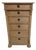 Swedish Natural Finish 6 Drawer Chest of Drawers For Sale