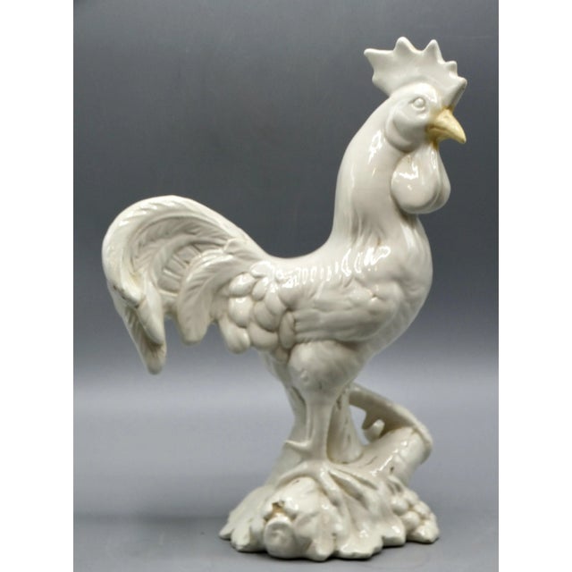 Italian Italian Blanc De Chine Rooster Figurine For Sale - Image 3 of 12