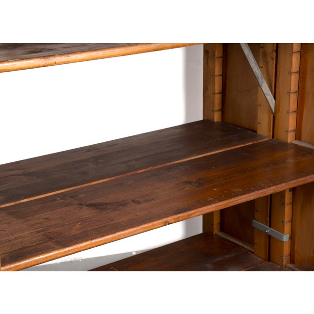 Large Modular Pine Wall Unit, 1920s For Sale - Image 12 of 18