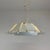 1970s pendant lamp produced by tronconi (milan) with manufacturer's mark (see photograph). in white lacquered metal. can...
