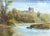 English 19th Century English Landscape Oil Painting With Castle and River For Sale - Image 3 of 8