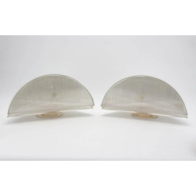Vintage Wall Lamps by Tobia & Afra Scarpa, 1970s, Set of 2, in Good conditions. Designed 1970 to 1979 This piece has an...