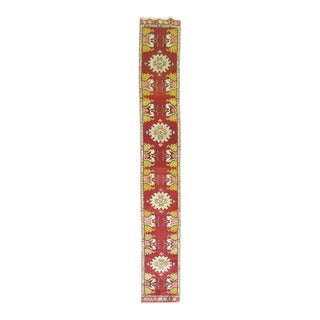 Vintage Zabihi Collection Narrow Turkish Runner - 1'6" x 10'3" For Sale