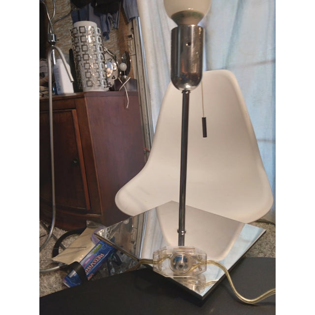 2008 Ron Rezek Artemide Large Polished Aluminum Bolo Lamp For Sale In San Diego - Image 6 of 11