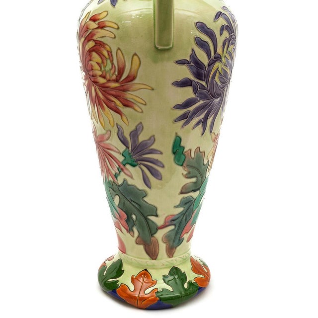 Art Nouveau Amphora Vases from Longchamp, 1900s, Set of 2 For Sale - Image 13 of 16
