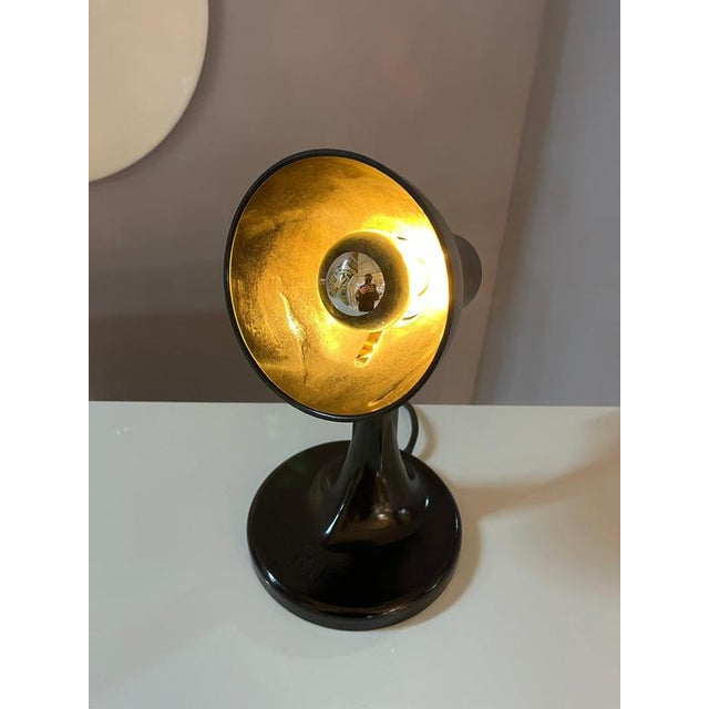 Black Bakelite Table Lamp from PGH For Sale - Image 11 of 11