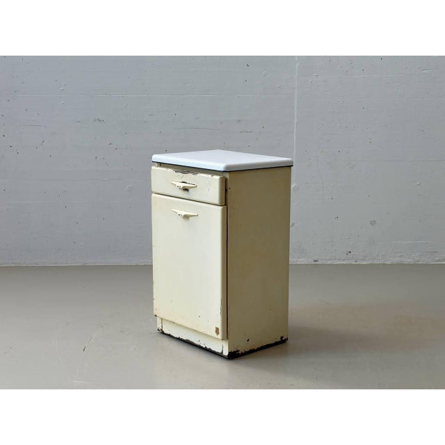 Industrial Steel Sheet Chest of Drawers by R. Daurat, France, 1950s For Sale - Image 6 of 18