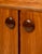 Mid Century Modern Teak Bar Cabinet | Mirrored Home Bar With Drop-Down Serving Surface, C. 1960’s For Sale - Image 10 of 14
