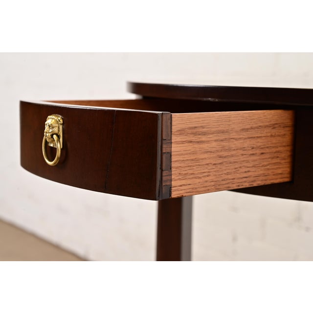 Brown Baker Furniture French Empire Mahogany Gueridon or Tea Table, Newly Refinished For Sale - Image 8 of 16