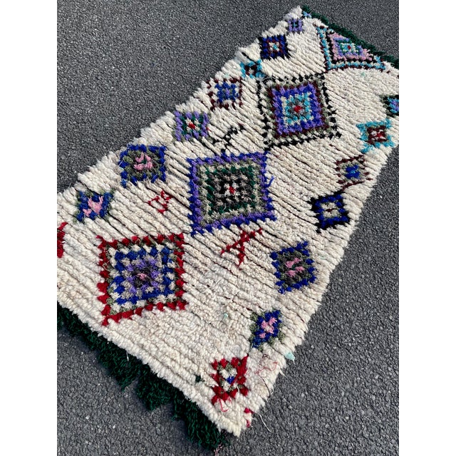 Moroccan Beni Ourain Rug, Expert Berber women wove and knotted this Beni Ourain style rug using their bare hands. Natural...