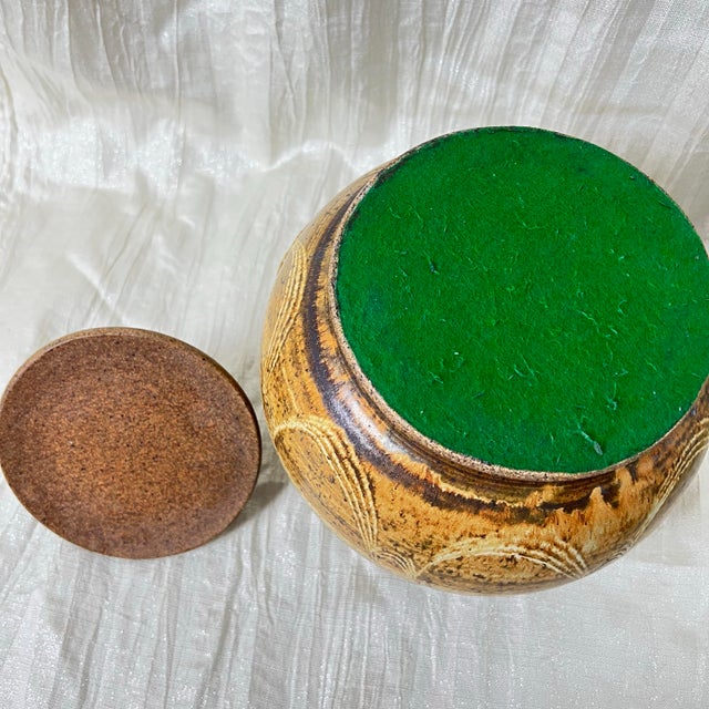 Vintage McCoy Stoneware “Grandma’s Cookies” Jar – Rustic Studio Pottery Kitchen Canister, Farmhouse Decor, Earth Tone Glaze For Sale - Image 10 of 12