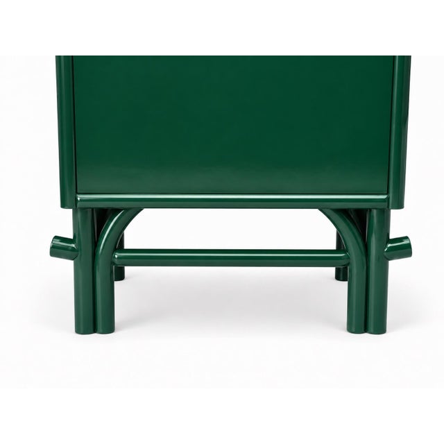 1970s Vintage Chinoiserie Credenzas - A Pair For Sale - Image 5 of 5