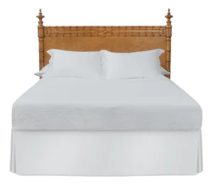 Bunny Williams Home Bamboo Trim Headboard in Birds Eye Maple, Queen