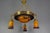 Art Nouveau French Brass Chandelier with Pâte De Verre Glass by Noverdy, 1920s For Sale - Image 6 of 18