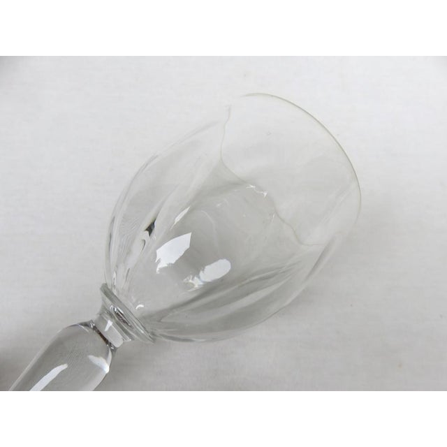 Large Glass Wine Glasses, France, Set of 7 For Sale - Image 6 of 14