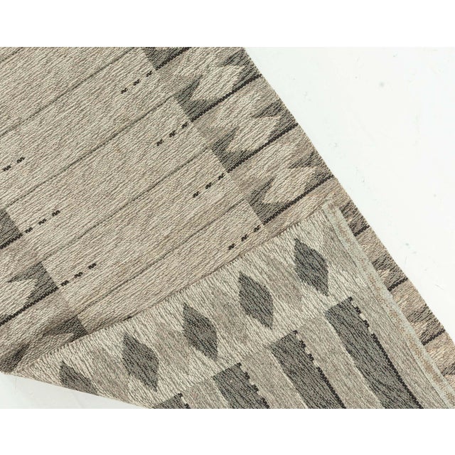 Mid-Century Modern Doris Leslie Blau Vintage Swedish Double Sided Runner For Sale - Image 3 of 6
