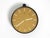 Beautiful, very elegant and ​​heavy 1960s Kienzle wall clock made of bronze and brass. Made in Germany. Very nice,...