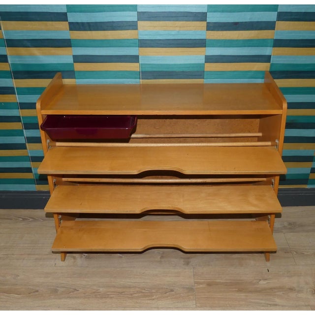 Mid-Century Modern Tricolo Chest of Drawers from Ilse Möbel, 1950s For Sale - Image 3 of 14
