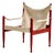 Model 30 Safari Lounge Chair by Erik Wørts for Niels Eilersen, 1960s For Sale
