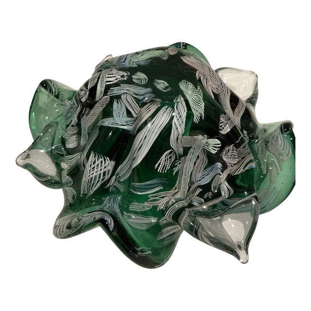 Vintage Murano Art Glass Bowl or Ashtray For Sale