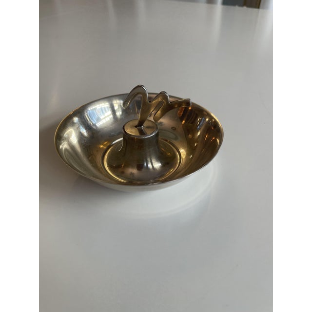 Mid-Century Modern Vintage Silver Bowl by Gio Ponti for Pampaloni, 1950 For Sale - Image 3 of 7