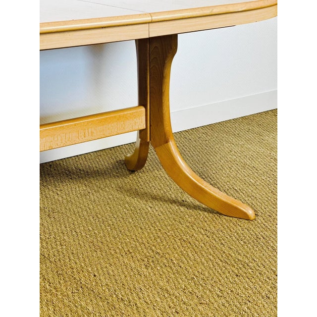 Vintage Oval Dining Room Table, 1960s For Sale - Image 8 of 13