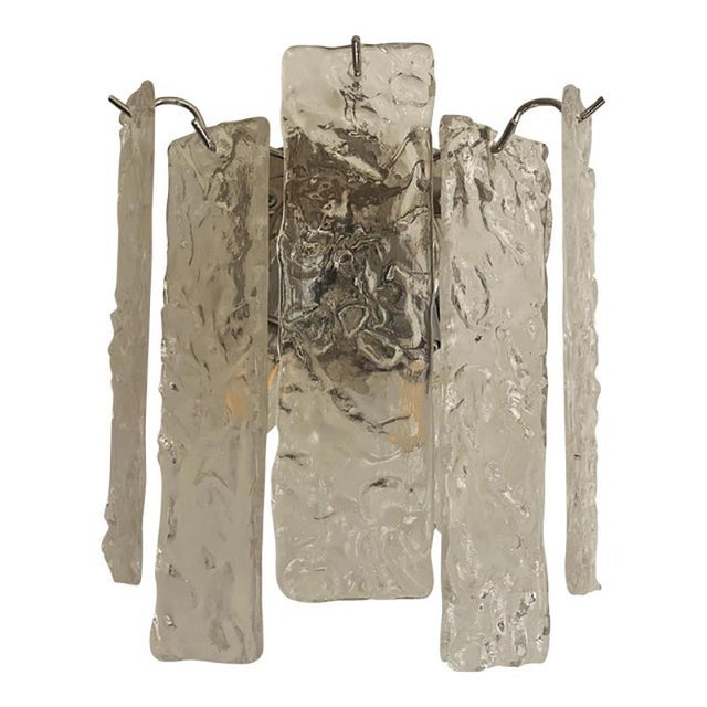 Hammered Strips listelli Murano Glass Wall Sconce by Simoeng For Sale - Image 12 of 12