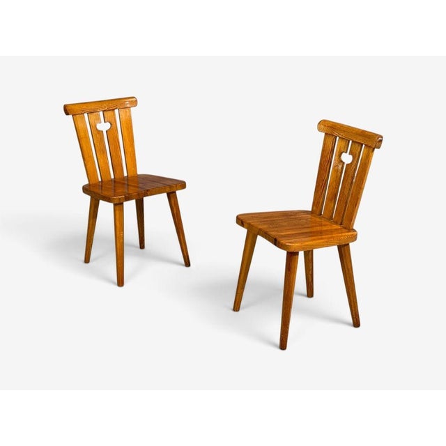 Göran Malmvall, Dining Table and Six Chairs, Pine, Sweden, 1970s For Sale - Image 12 of 13