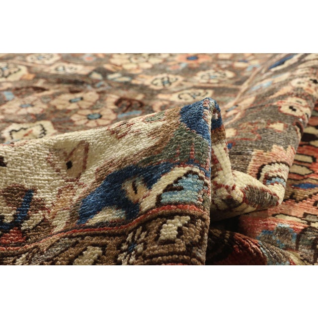 Vintage Persian Assadabad Hamadan Rug - 05'00 X 09'06 For Sale In Dallas - Image 6 of 10