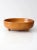 Wood Vintage Footed Wood Bowl For Sale - Image 7 of 8
