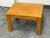 Modernist Butcher-Block Oak Side Table, Vintage For Sale - Image 12 of 12
