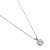Modern Unisex 14k White Gold Gia 2.28ct K Vvs2 Round Diamond Solitaire Pendant Necklace For Sale - Image 3 of 8