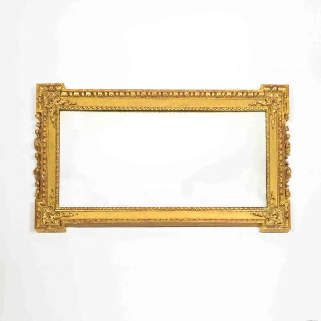 Wood Georgian Style Giltwood Mirror For Sale - Image 7 of 7