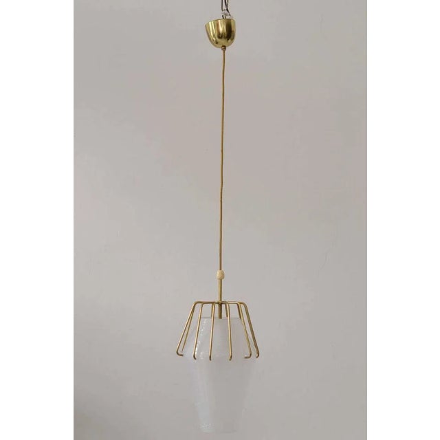 Mid-Century Modern Chandelier, 1960s For Sale - Image 3 of 7