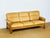Pierre Chapo Scandinavian Living Room Set in Leather and Oak in the style of Pierre Chapo, 1960s, Set of 3 For Sale - Image 4 of 18