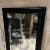 1950s Antique Wall Mirror Black Satin Mexico City For Sale - Image 11 of 13