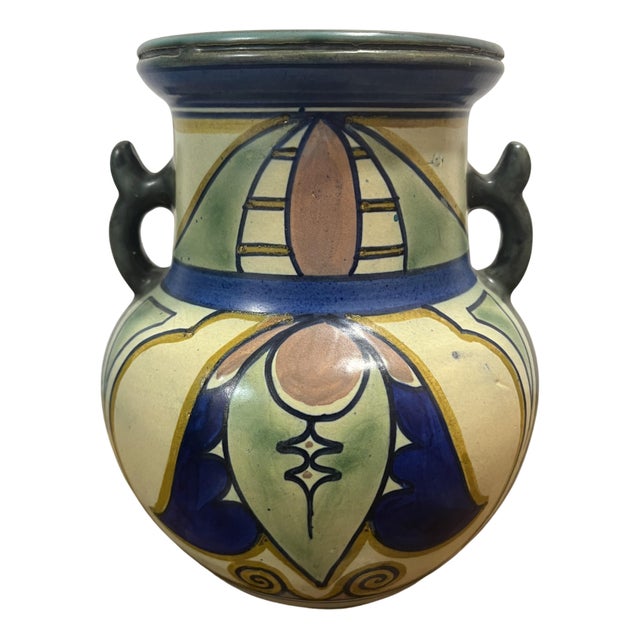Damascus Amphora Vase from Plateelbakkerij Zuid-Netherlands, 1910s For Sale