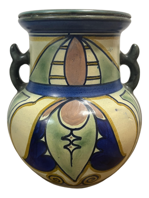Damascus Amphora Vase from Plateelbakkerij Zuid-Netherlands, 1910s