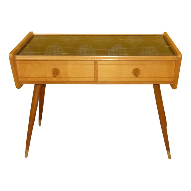 Vintage Filigree Hallway Cabinet, 1950s For Sale