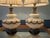 Mid 20th Century Danish Modern Iridescent Gold Trimmed Lamps For Sale - Image 9 of 10
