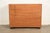 Henredon Mid-Century Hollywood Regency Campaign Oak and Brass Buffet Server or Bar Cabinet For Sale - Image 16 of 17