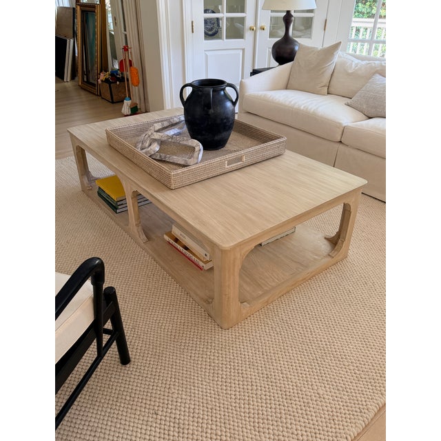 Ming Arched Rectangular Coffee Table For Sale - Image 13 of 14