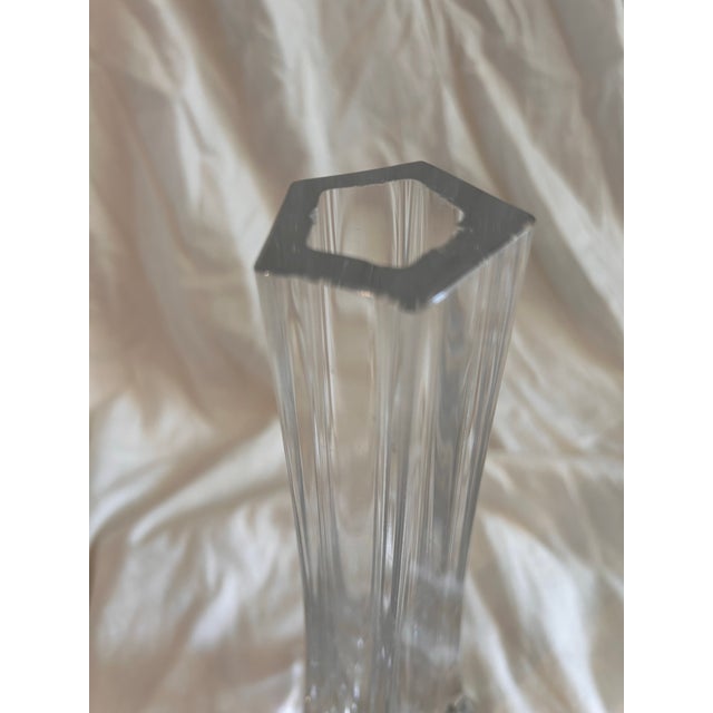 Art Deco Daum France Crystal Deco Vase For Sale - Image 3 of 5