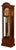Herschede Burl Wood Five Tube Grandfather Clock For Sale
