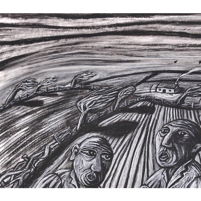 Julian Ruddock, Lost Hedgerows, Pastel Artwork, 1980s For Sale - Image 6 of 18