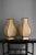 Ivory Large Vintage Pagoda Straw Lamps, Set of 2 For Sale - Image 8 of 8