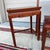 Brick Red A Very Nice Set of 4 Vintage Chinoiserie Mahogany Nesting Tables, Circa 1960's For Sale - Image 8 of 12