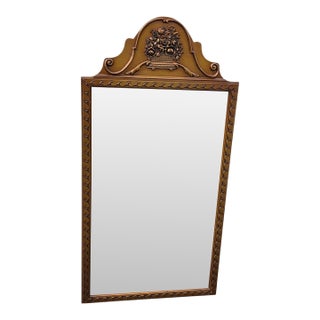 19th Century Hollywood Decorative Italian Gilded Hallway Mirror. For Sale