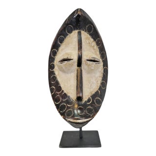 Vintage African Lega Passport Mask on Stand For Sale